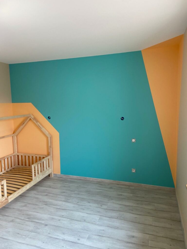 Réfection chambre enfant à Saint-Georges d’Espéranche