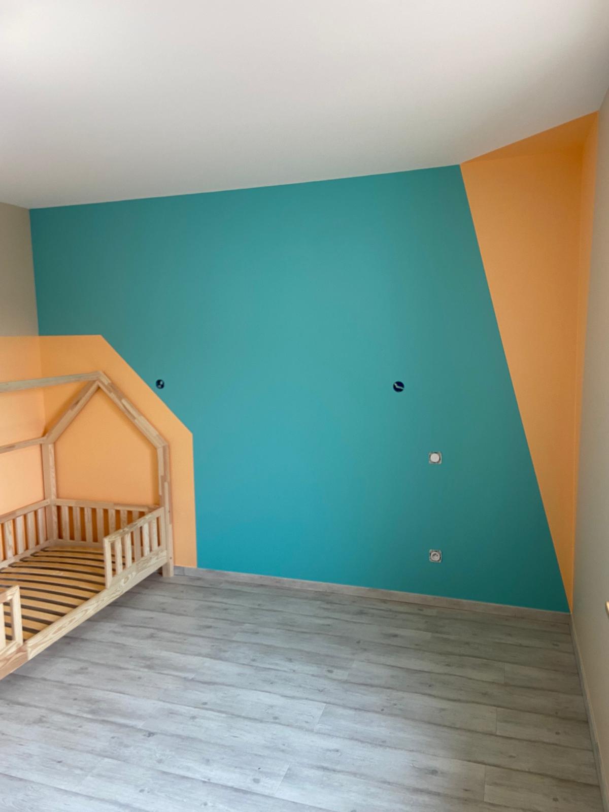 Réfection chambre enfant à Saint-Georges d’Espéranche