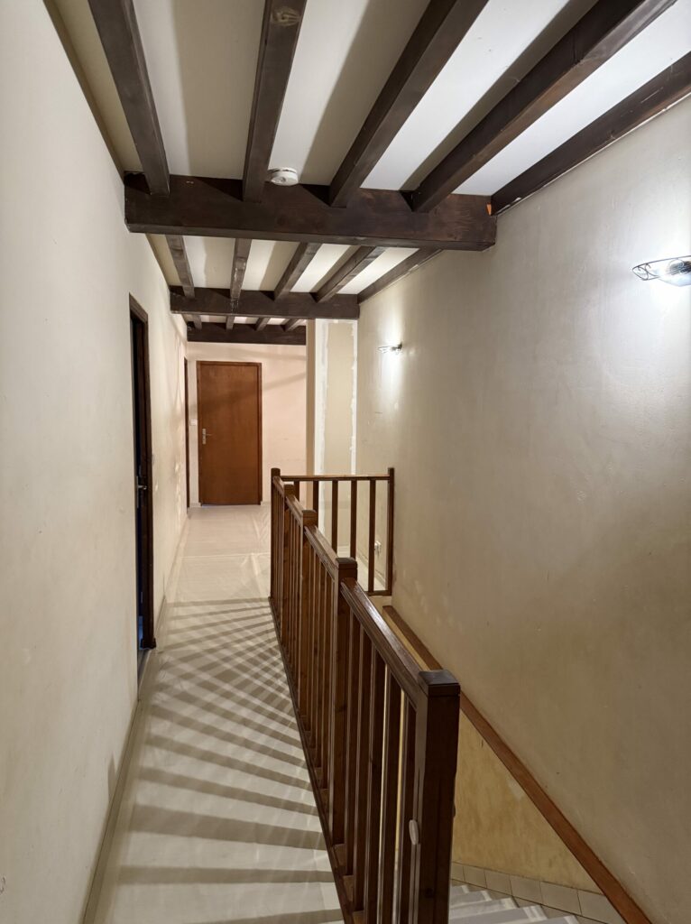 Rénovation couloir à Oytier-Saint-Oblas photo avant travaux