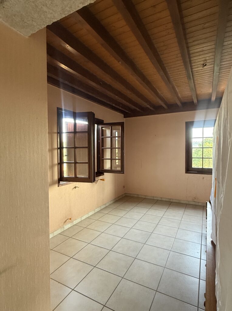 Rénovation d'un salon / salle à manger à Pont-Évêque, photo avant travaux